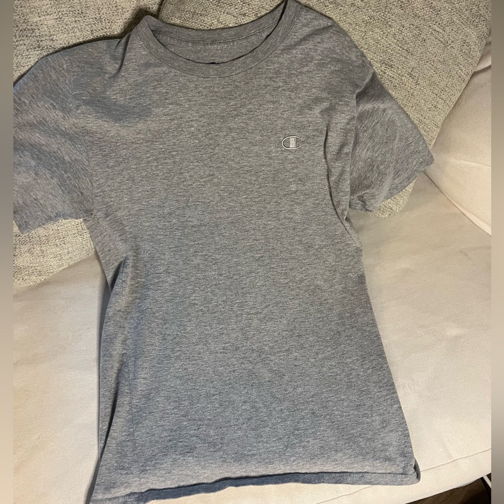 Champion grey/gray tshirt size small